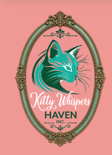 Kitty Whispers Haven logo in an ornate frame